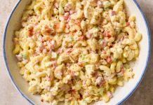 Південний салат з макаронами